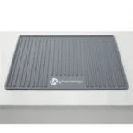 Extra Thick Waterproof Silicone Mat with Raised Edge Bar - Image 2