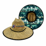 Custom Printed Summer Surfing Lifeguard Straw Sombrero Beach