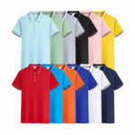 Custom Logo for Polo Shirts 100% Cotton Knitted Fabric - Image 2