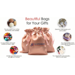 Satin Drawstring Bags Jewelry Pouch Wedding Gift Bags - Image 3