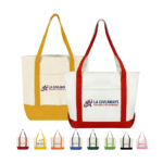 Canvas Tote Bag With Pockets