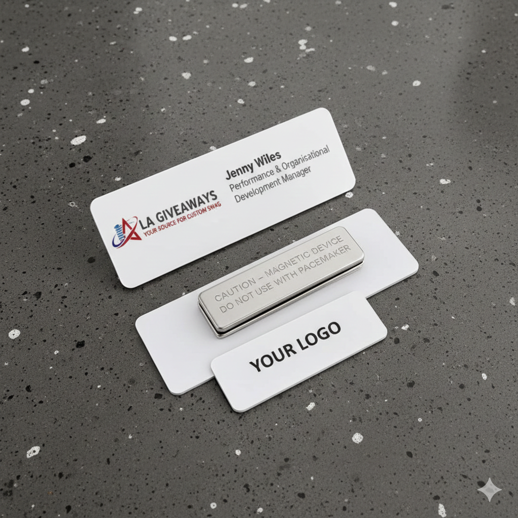 BG-bdge-Esh-01 Custom Epoxy-Coated PVC Magnetic Promotional Logo Badge - Image 1