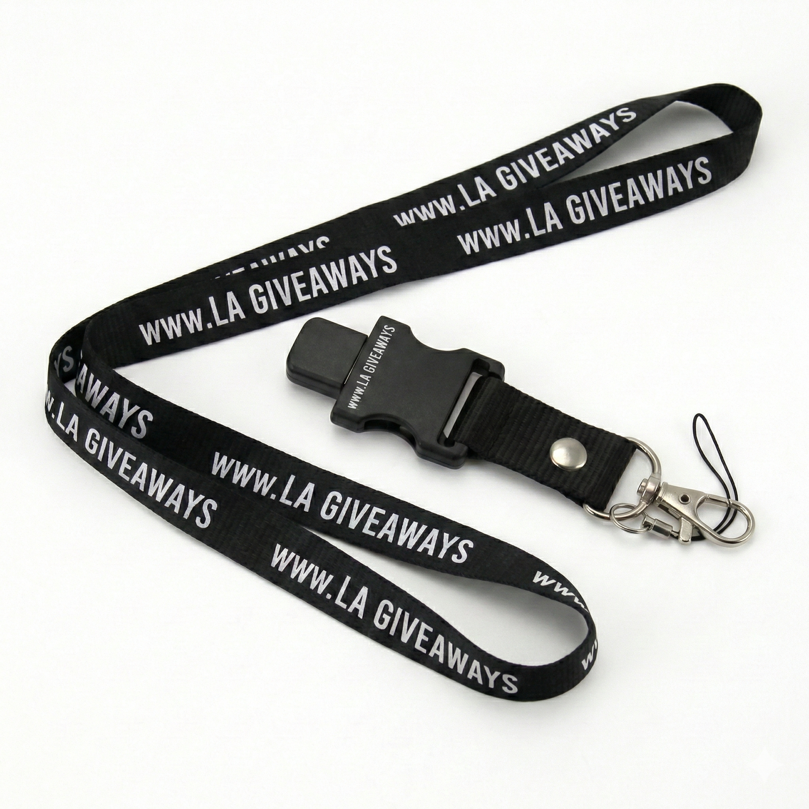 BH-BH-SAM-02 (5) Custom USB Lanyard with Clip and Buckle for Giveaways Items!