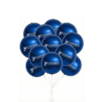 22 Inch Round Aluminum Foil Balloon Metallic Gold Balloons