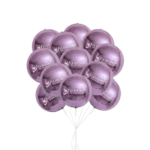 22 Inch Round Aluminum Foil Balloon Metallic Gold Balloons