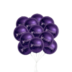 22 Inch Round Aluminum Foil Balloon Metallic Gold Balloons