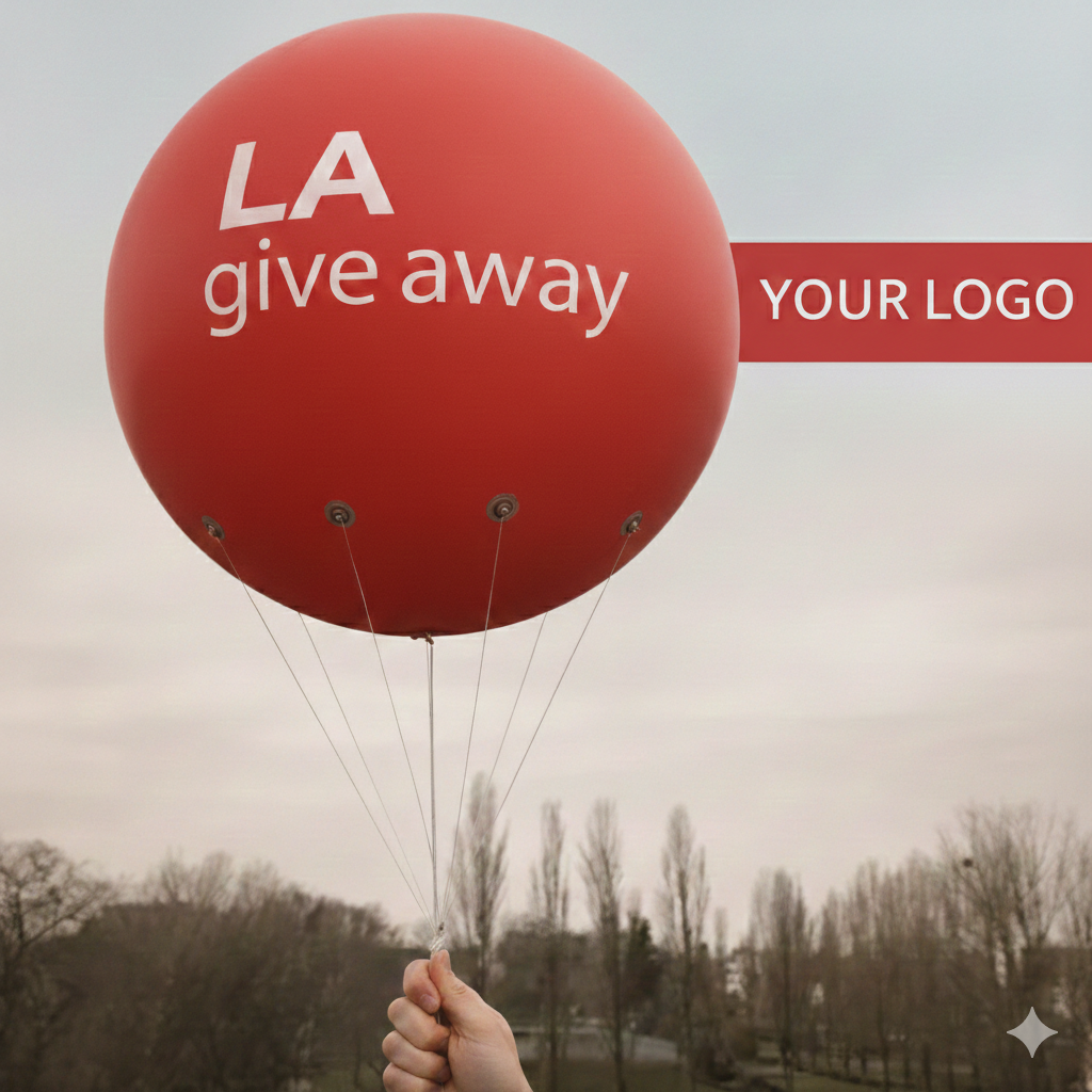 BN-bln-Esh-01 Customised Company Logo Advertising Balloons promotional - Image 1