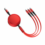 Premium Eco-Friendly Metal 3 in 1 Fast Charging Retractable