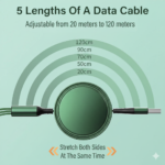 Premium Eco-Friendly Metal 3 in 1 Fast Charging Retractable - Image 3