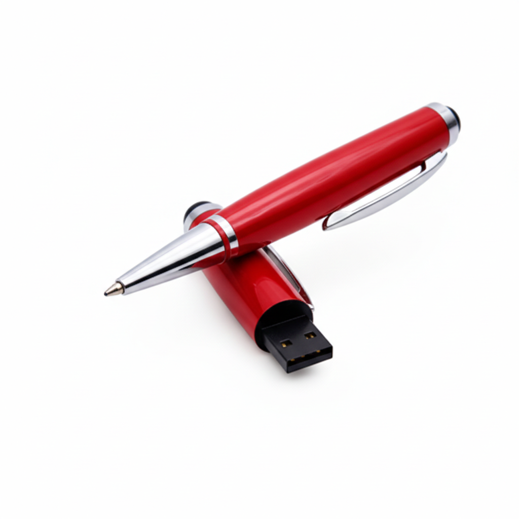 CE-USB-UZA-01 1 Metal Touch Pen Shape Custom Logo 1GB 2GB 4GB 8GB Pendrive - Image 1