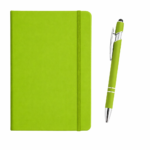 PU Soft Cover Notebook & Stylus Pen Set - Image 6