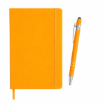 PU Soft Cover Notebook & Stylus Pen Set - Image 8