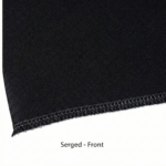 Serged Closed-Back Table Throw - 6' - Image 2