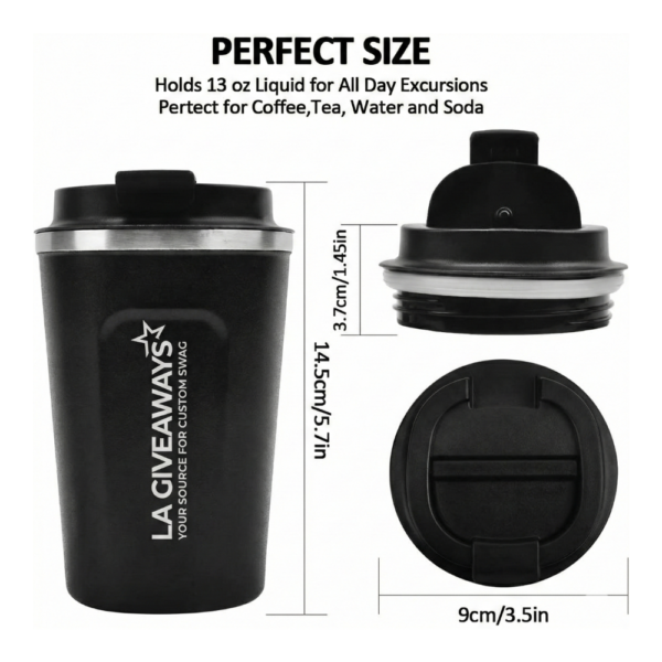 12 Oz Vacuum Insulated Coffee Travel Mug