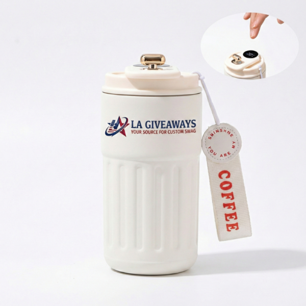 Stainless Steel Insulated Tumbler with Carrying Strap