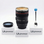 Camera Lens Style Insulated Coffee Mug for Photographers Pro