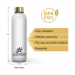 32oz 1 liter Water Bottle With Motivational Time Marker