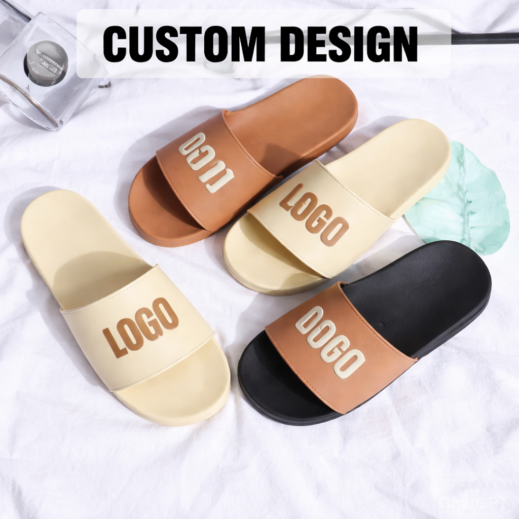 FW-fw-esh-01 Custom Logo Summer Men Slipper Sublimated Shoes Clogs - Image 1