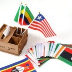 Double Sided Printed Promotional Small Mini Hand Flag With P - Image 4