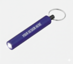 Custom Logo Printed Mini Cylinder LED Flashlight Key Tags Pr - Image 2