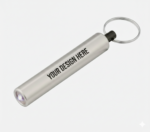 Custom Logo Printed Mini Cylinder LED Flashlight Key Tags Pr - Image 5