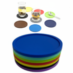 Waterproof 10cm Silicone Cup Mat Heat Resistant Coaster - Image 4