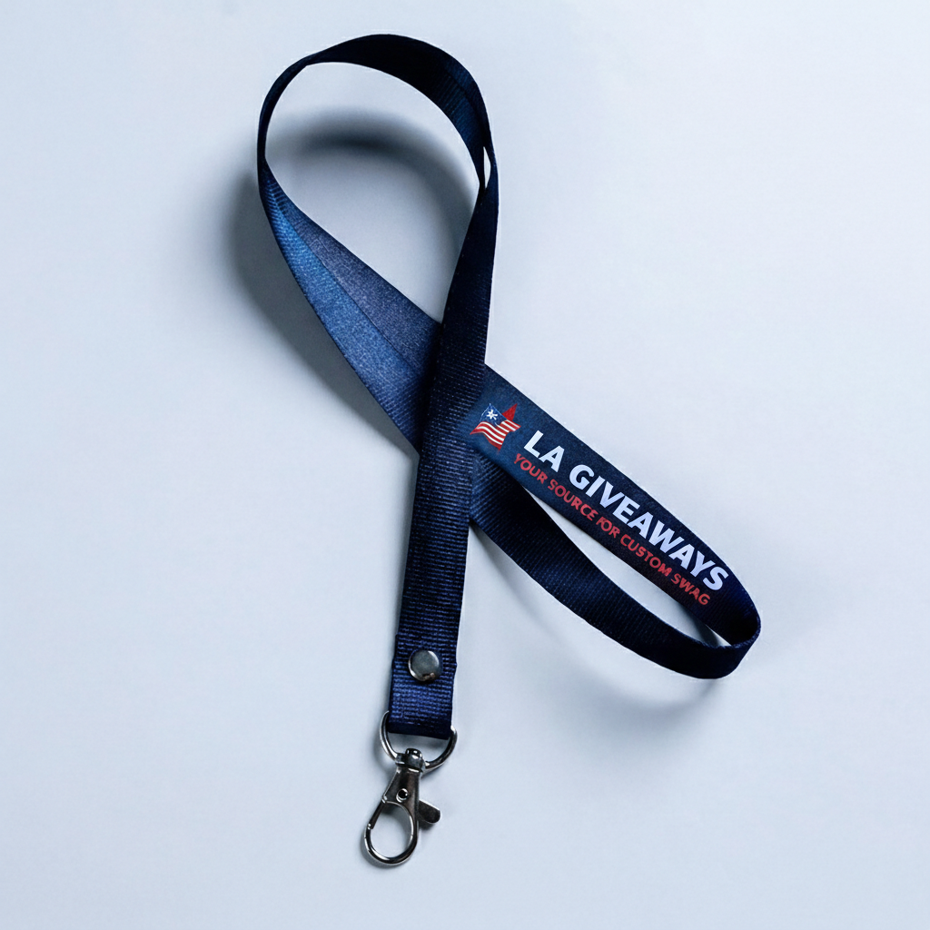 GC-PL -UZA-01 ` Customizable Single-Color Lanyard - Image 1