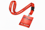 Full Color Event Badge With Lanyard - Image 2