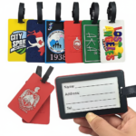 Rubber Passport Cover and Luggage Tag 3D Travel Tags