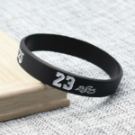 Custom Debossed Durable Sports Silicone Bracelet - Image 4