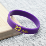 Custom Debossed Durable Sports Silicone Bracelet - Image 5