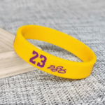 Custom Debossed Durable Sports Silicone Bracelet - Image 2