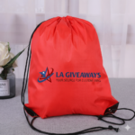 Promotion Custom Logo Full Print Drawstring Bags