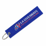 Double Sided Embroidered Woven Keychain - Image 8