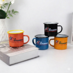 Custom Enamel Mugs Sets for Outdoor And Thanksgiving