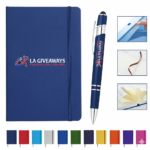PU Soft Cover Notebook & Stylus Pen Set