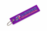 Double Sided Embroidered Woven Keychain - Image 6