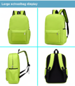 Custom Logo for Oxford Material Zipper Backpacks for Kids an - Image 5