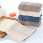 Luxury Cotton Bath Towels with Embroidered Logo Woven - Image 6