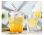 15Oz Glass Tumbler With Straw And Lid - Image 3