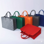Custom Handbag Felt Shopping Tote Bag - Image 2