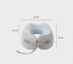 Custom Ergonomic Travel Pillow Memory Foam U-Shape Soft Neck - Image 4
