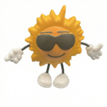 Sunglasses Sun Stress Ball with Limbs