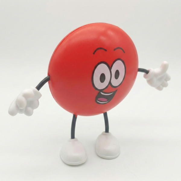 Happy Jelly Bean Stress Ball