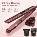 Salon Hair Straightener Digital LED Display Custom logo