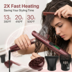 Salon Hair Straightener Digital LED Display Custom logo - Image 2