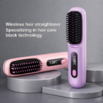 Cordless Wireless Ionic USB Hair Straightener Brush