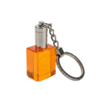 Crystal Custom Shaped Key Chains w/LED Light