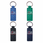 Leather Keychain Pendant With Metal Ring - Image 4