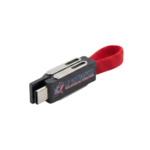 Magnetic Mini Charging Fabric 4 in 1 Keychain USB Cable